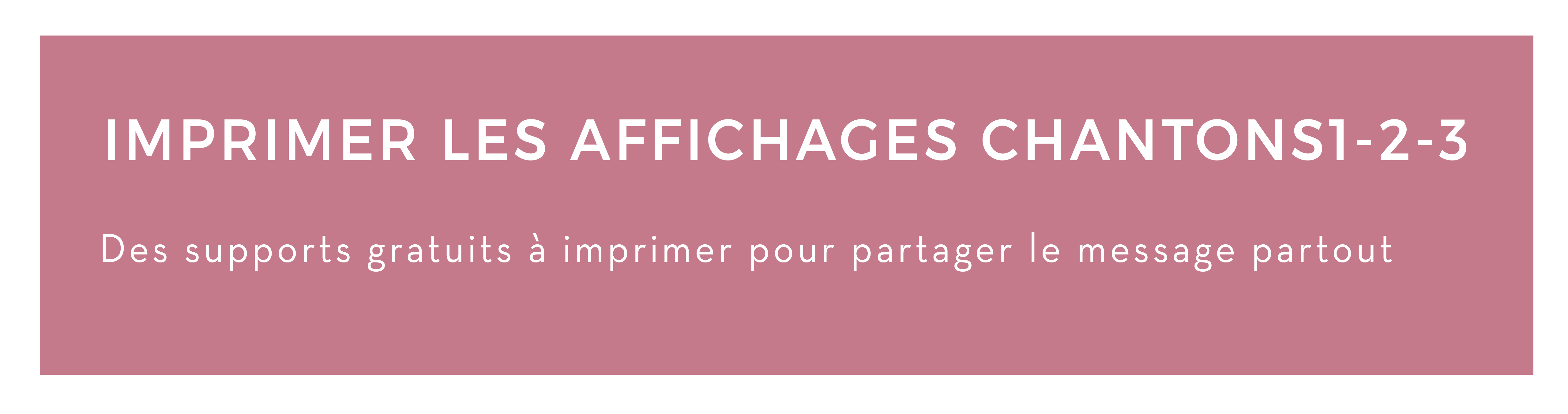Imprimer les affichages Chantons 1-2-3